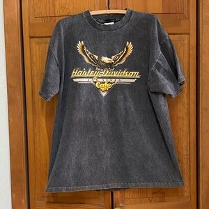 Harley Davidson Black Stone Wash T-shirt